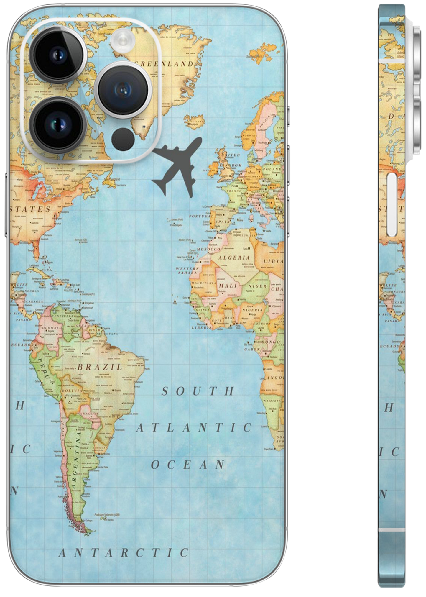 World Map Mobile Skin