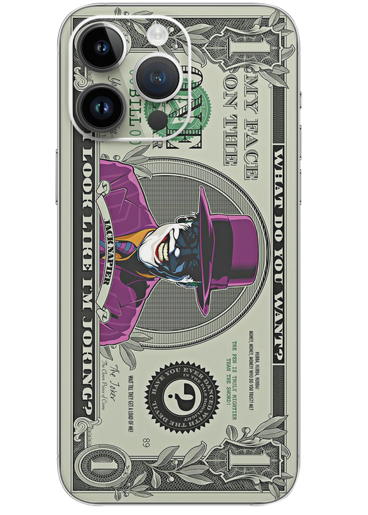 Joker Dollar Bill Mobile Skin