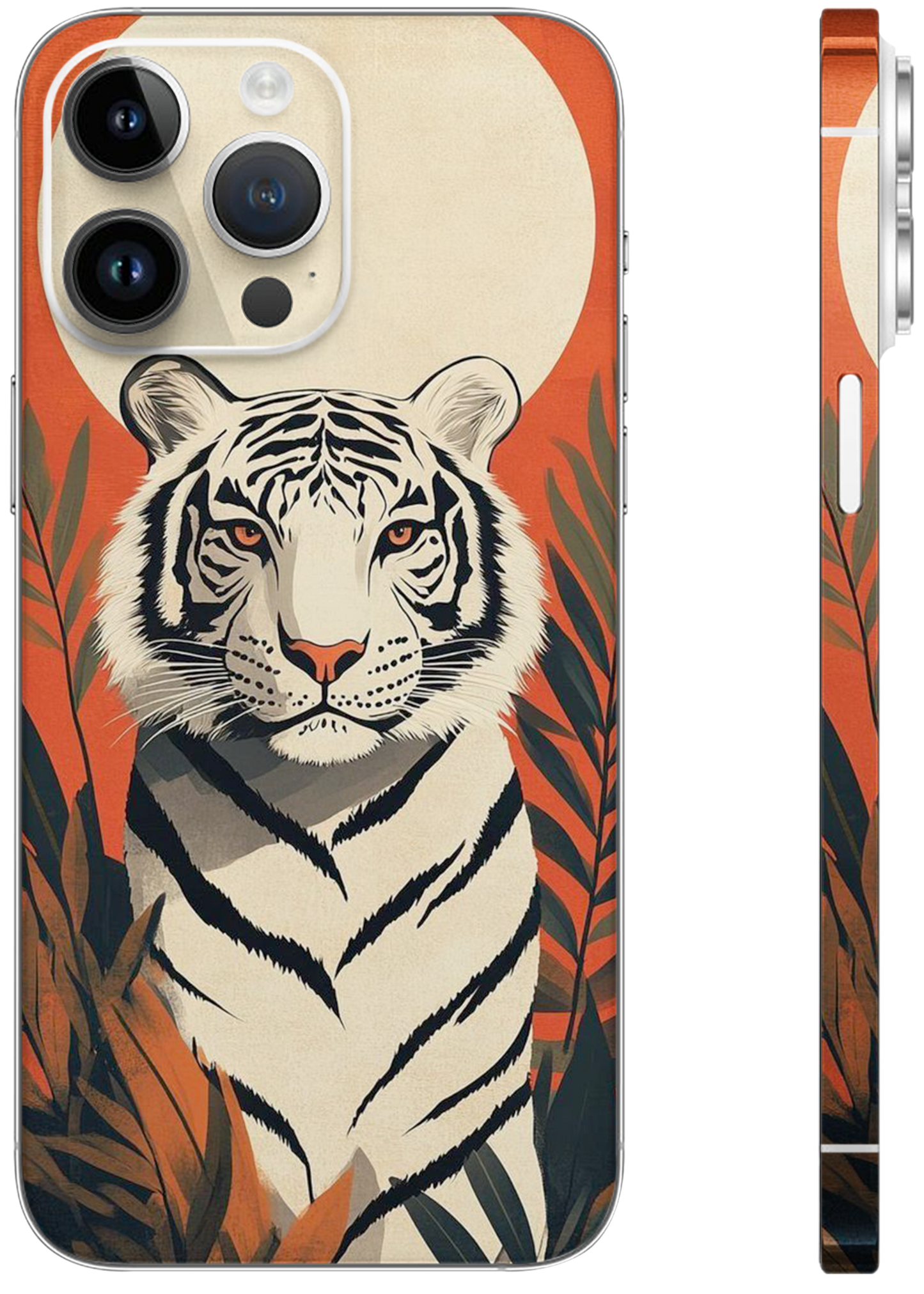 White Tiger Mobile Skin